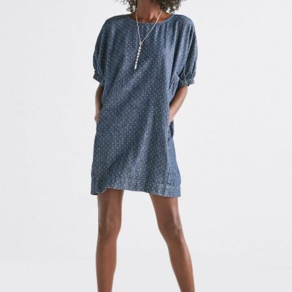 Lucky Brand Polka Dot Saturday Dress - Picture 1 of 10